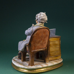 Фарфоровая мануфактура Capodimonte «Коллекционер монет (нумизмат)»