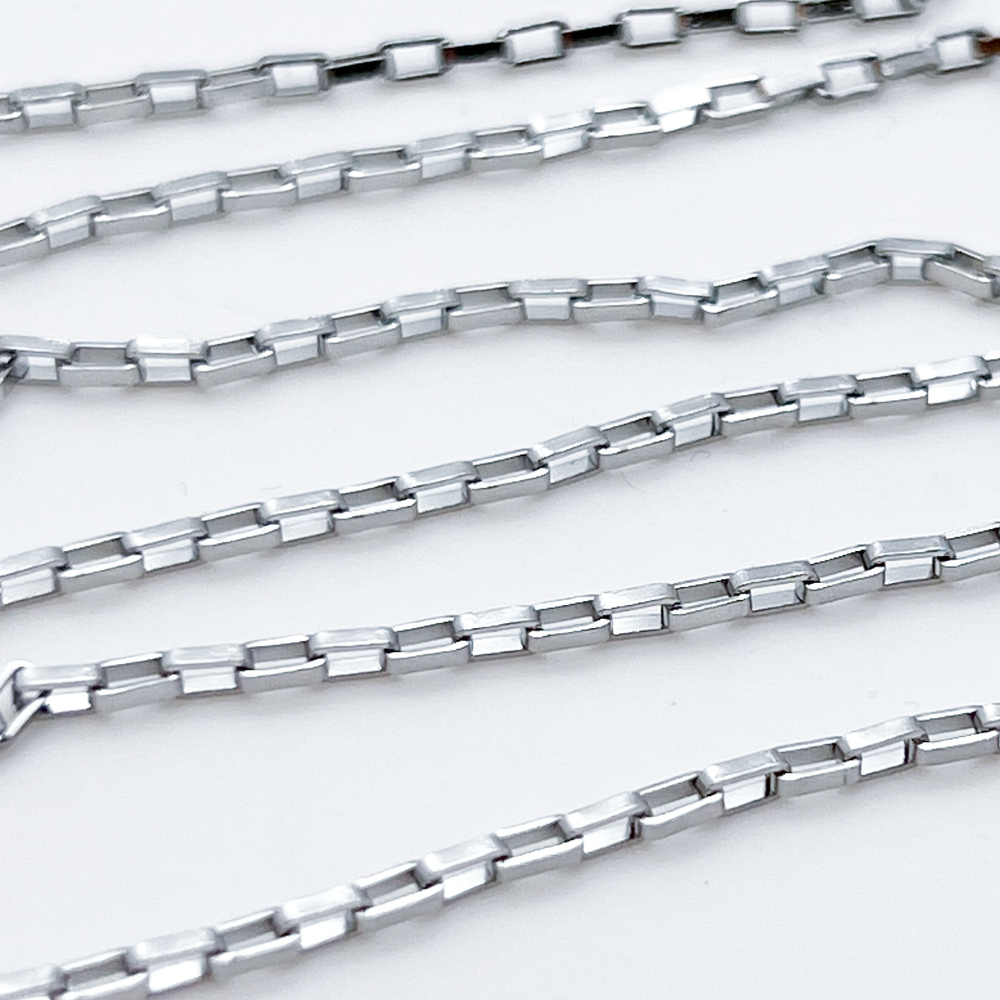 Цепочка, сталь, размер звена 4*2 мм, цена за 50 см