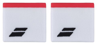 Напульсник теннисный Babolat Logo Wristband - белый