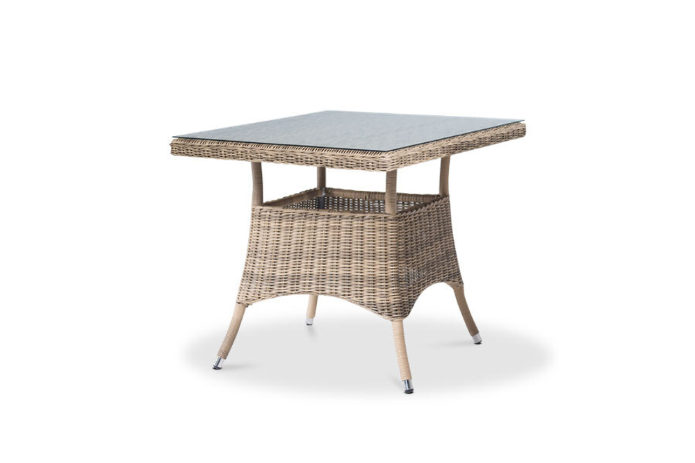 "Сицилия" обеденная группа плетеная, цвет соломенный