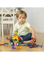 Магнитный конструктор Magical Magnet, 77 деталей, детали мат
