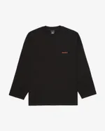 Лонгслив Kraizy Stripes Logo Heart черный