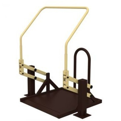 Уличный тренажер №49, "Подтягивание на платформе", 1520*1050*1650 мм.