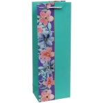 Пакет под бутылку «Цветочный сад» 36*12,5*8,5 см