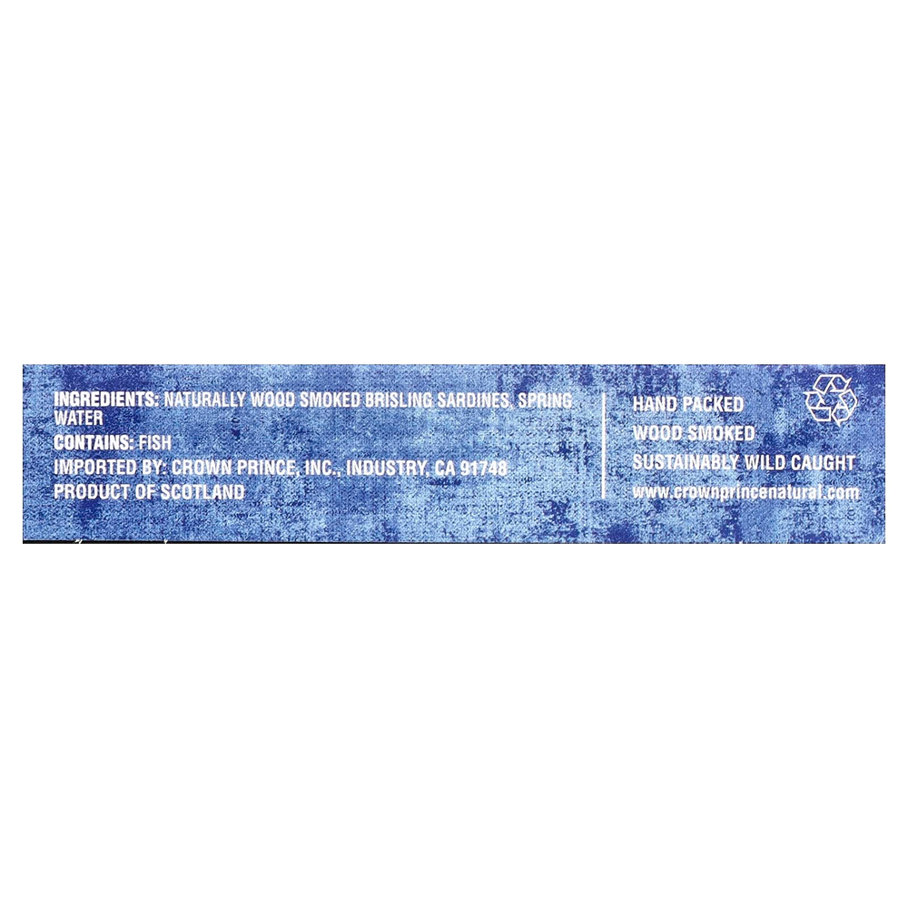 Crown Prince Natural, Brisling Sardines, в родниковой воде, 106 г (3,75 унции)