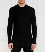 Хлопковый свитер avac_c BOSS ORANGE - черный(50501762)