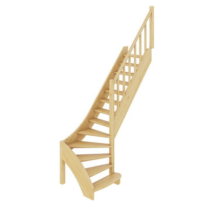 Лестница на второй этаж ЛС-07м/3 Правая под покраску