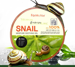 Farm Stay Moisture Soothing Gel Snail многофункциональный гель с экстрактом слизи улитки