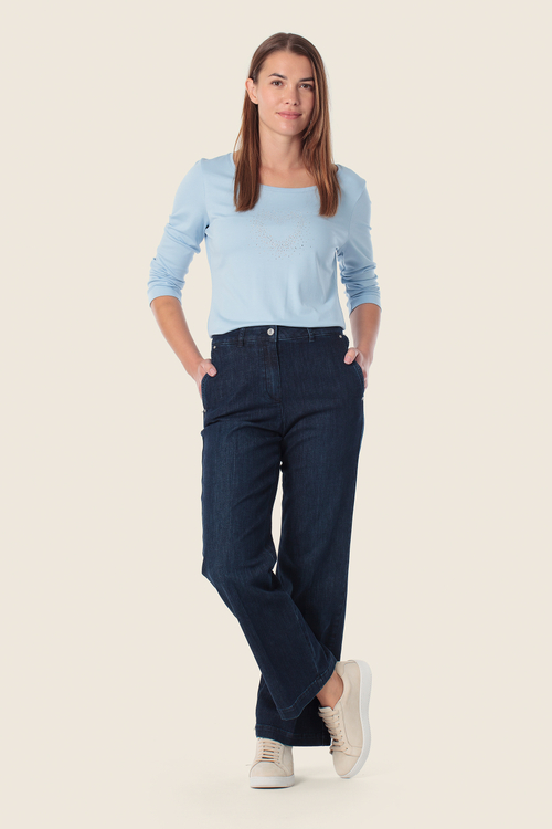 Джинсы из хлопка