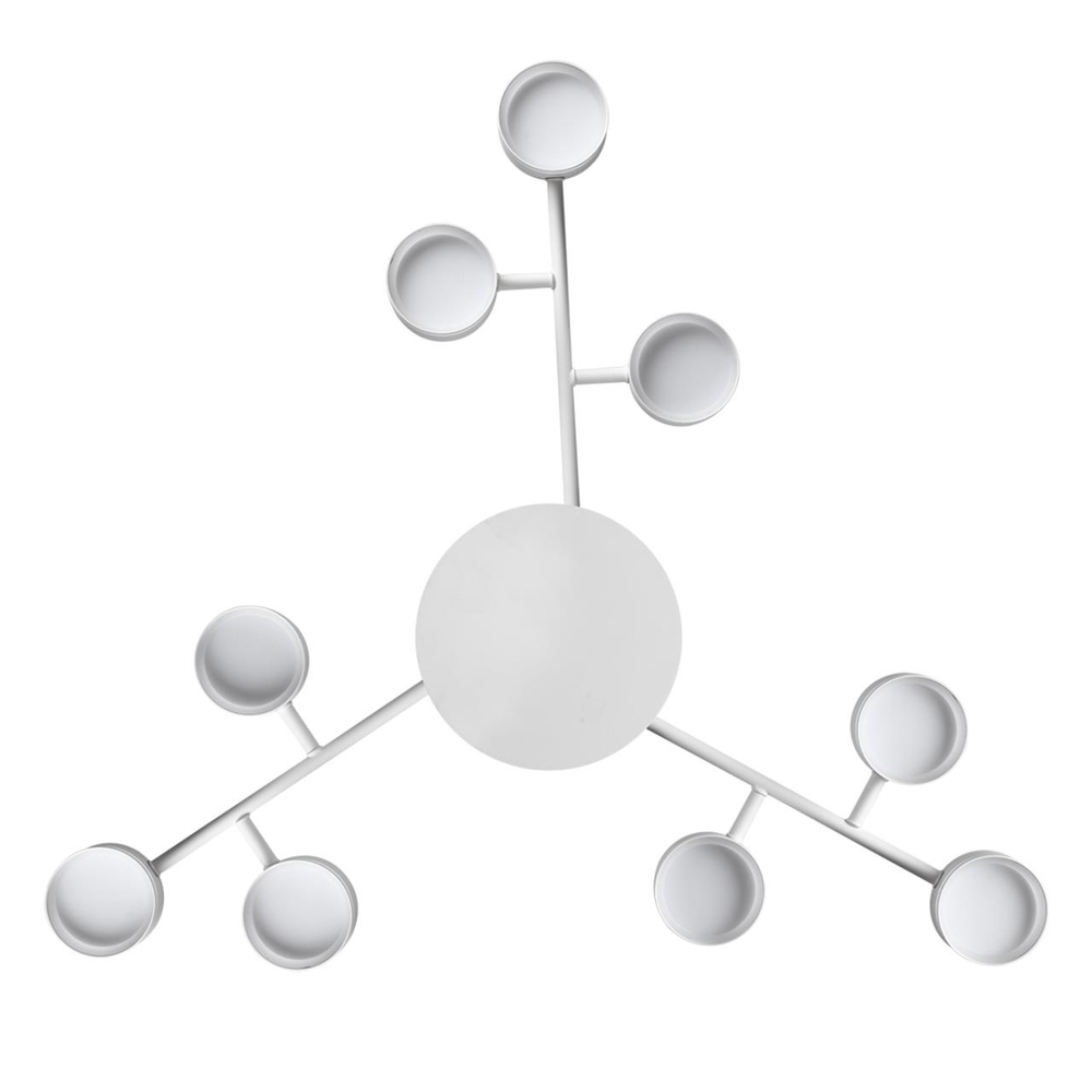 8235/9C COMFI LN26 242 белый металл Люстра потолочная LED GX53 9*12W 220V GARETA