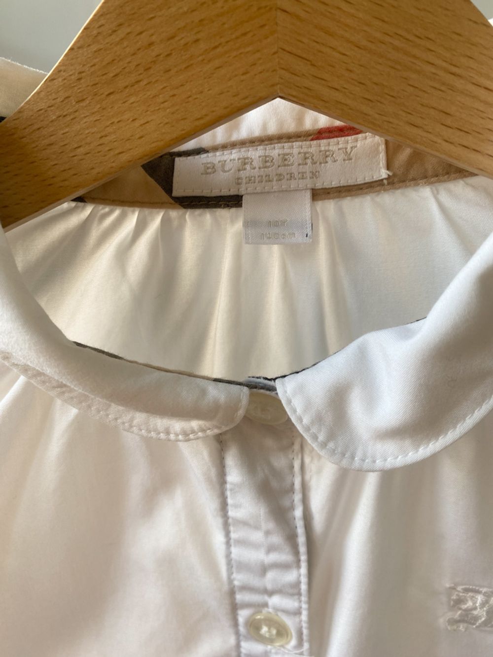 Хлопковая блузка Burberry, 140