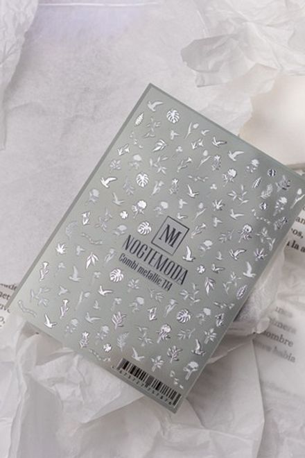 Nogtemoda Наклейки для ногтей Combi Metallic 114