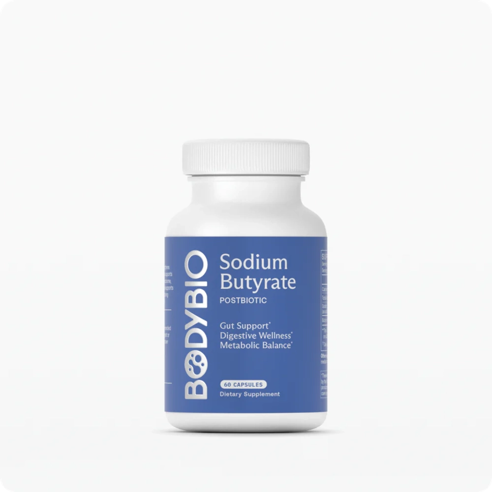 Butyrate with Sodium: Gut Health Supplement 60 капсул BodyBio
