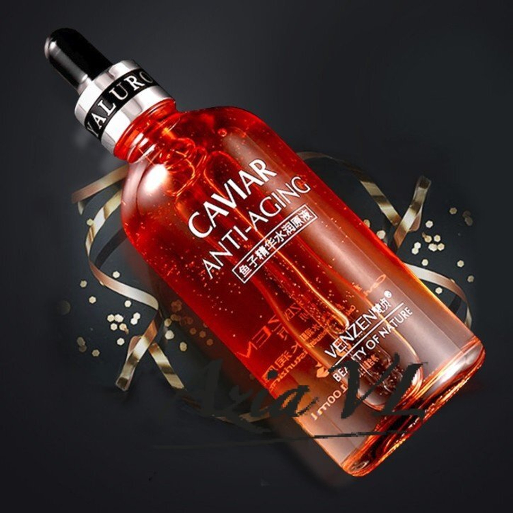 Антивозрастная сыворотка с экстрактом чёрной икры, 100мл