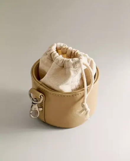 ZARA HOME СУМОЧКА ДЛЯ ЛАКОМСТВ ДОМАШНИХ ЖИВОТНЫХ, БЕЖЕВЫЙ