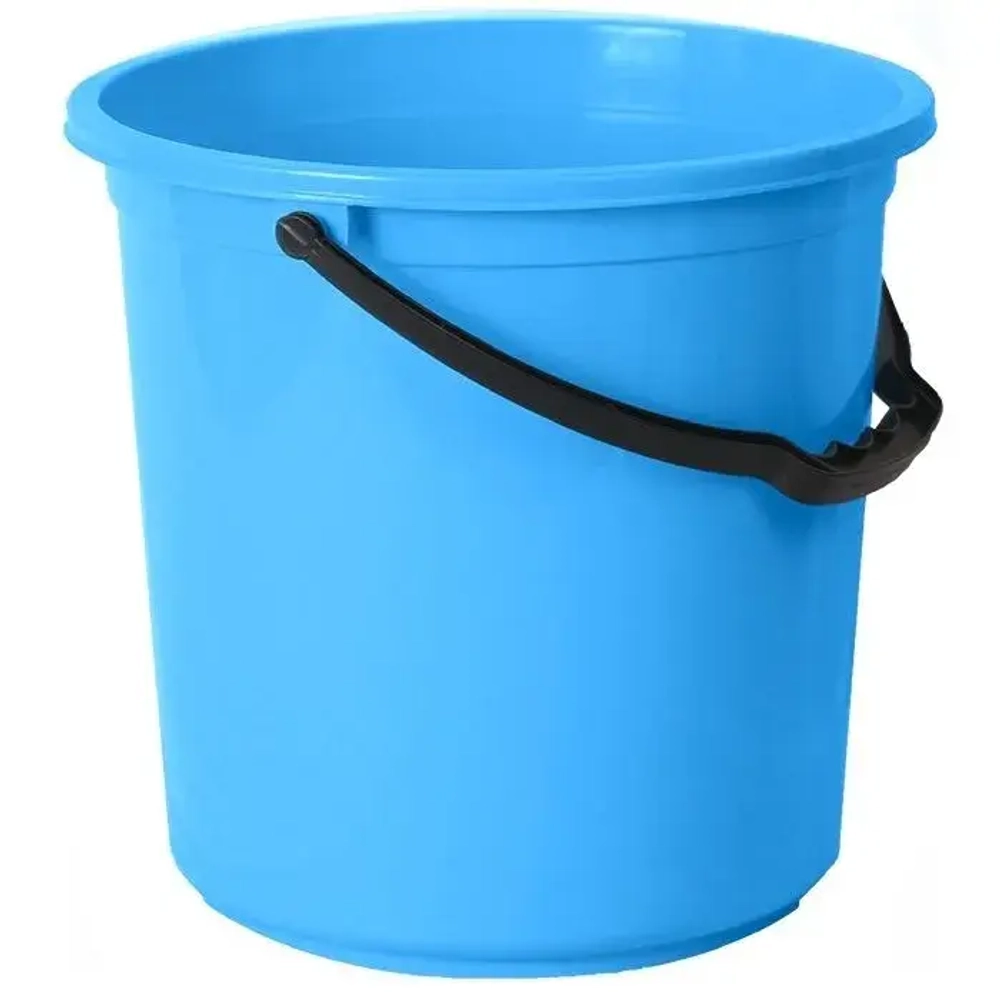 Ведро Тюльпан 12л (Голубой) (комплект 10 шт)