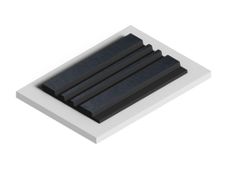 Стеновая панель HiWood декорированная, 270x12 см