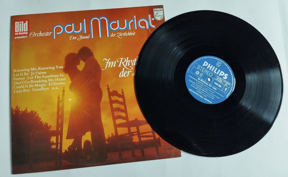 Винтажная виниловая пластинка LP Paul Mauriat Поль Мориа Im Rhythmus Der Liebe (Germany 1975)