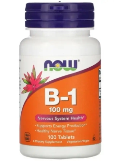 БАД B-1 100 mg (Now)
