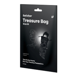 Мешочек для хранения вибромассажера Satisfyer Treasure Bag M (black)