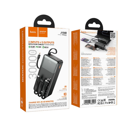Зарядное устройство Power Bank Hoco J156B 30000 мАч
