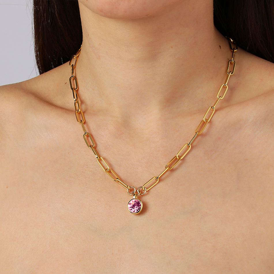 Колье Dyrberg Kern LISANNA SG LIGHT ROSE 420060 R/G