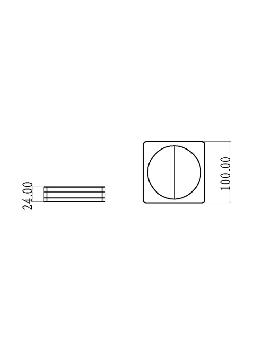 Boheme Мыльница квадратная черный-хром