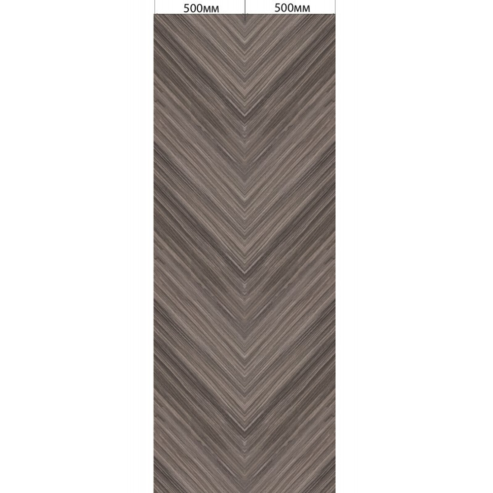 Ламинированная панель ПВХ ВЕК Шпон Орех Темный 2700х500мм