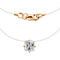 Леска "Квадратный фианит"