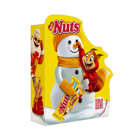 Набор сладостей новогодний NUTS Снеговик (Кор) 441,9г