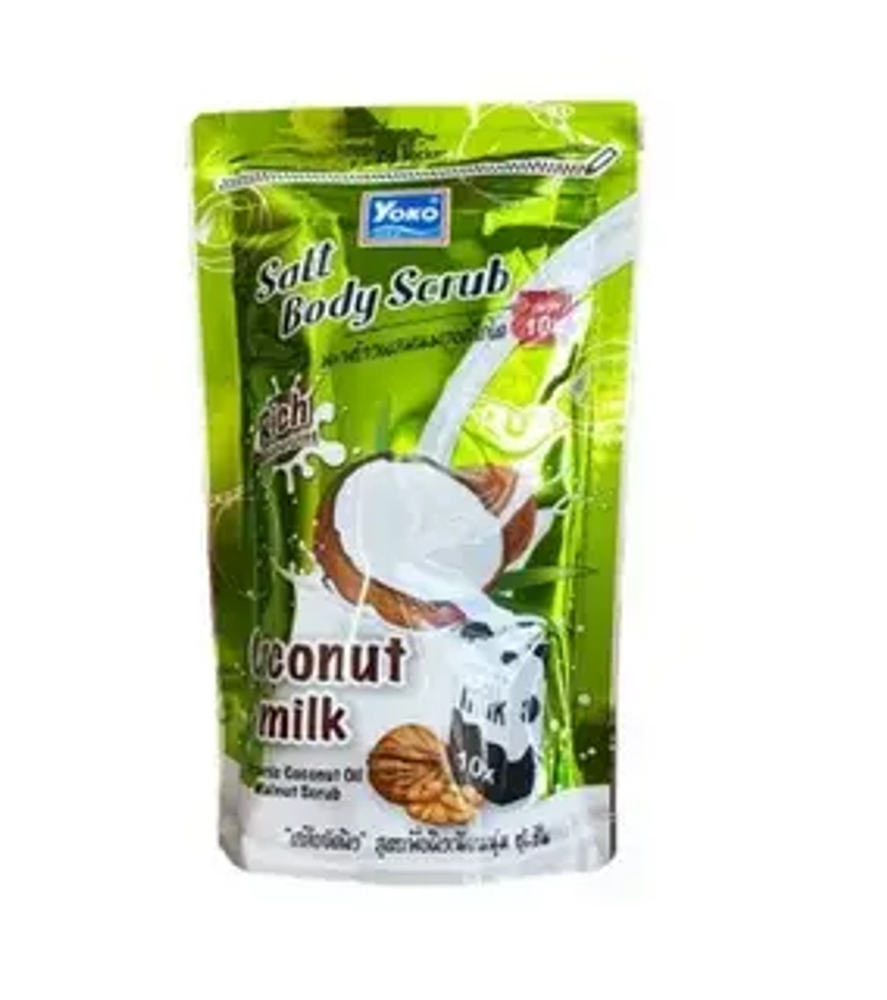 Скраб для тела солевой с кокосом и молоком YOKO Gold Salt Body Scrub Coconat + Milk 350 гр