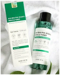 Some By Mi Тонер с 3 видами кислот и ниацинамидом - AHA-BHA-PHA 30days miracle toner, 150мл