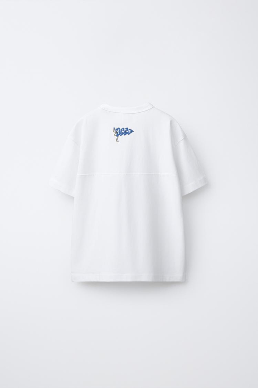 ZARA ФУТБОЛКА С СОБАКОЙ YALE UNIVERSITY™, БЕЛЫЙ