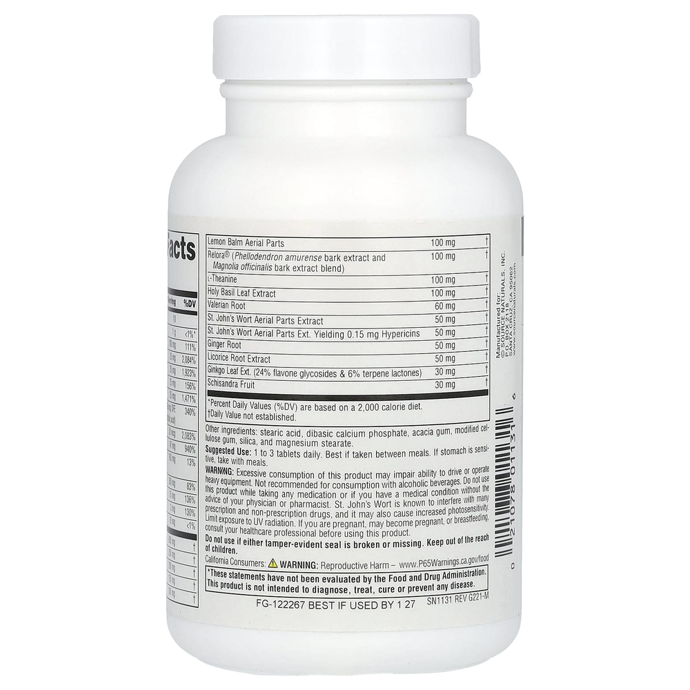 Source Naturals, Calm Thoughts™, 90 таблеток
