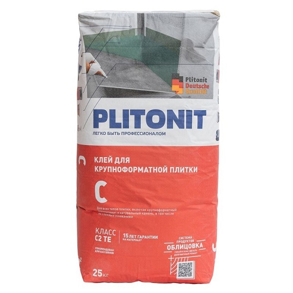 Клей для плитки Плитонит С 25 кг