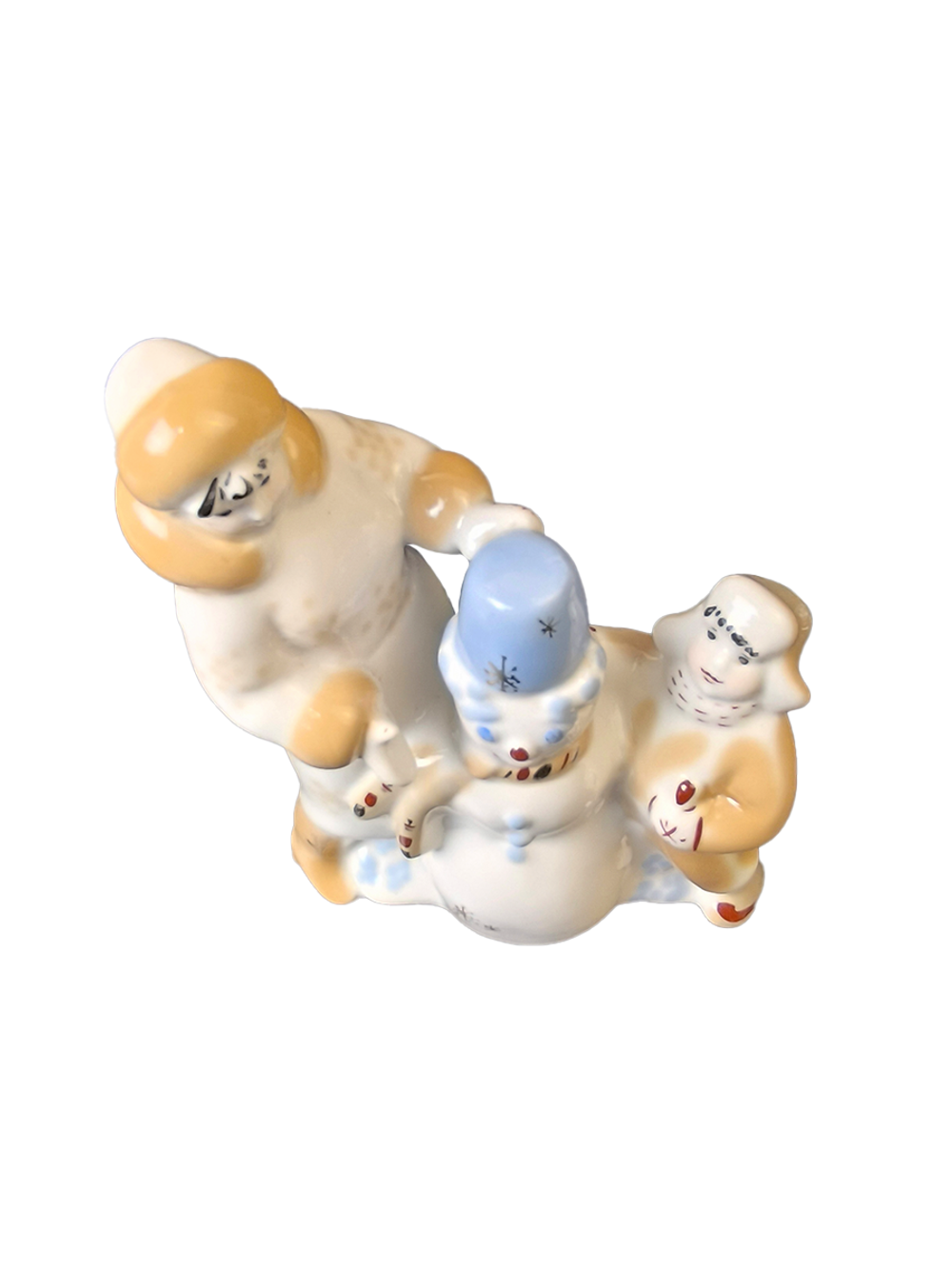 Статуэтка "Снеговик" из серии "Зимний дворик" (Полонное ЗХК)