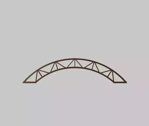 Ферма для навеса арочная 4.5м