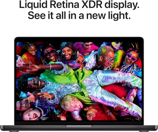 Ноутбук Apple MacBook Pro 14" 2025 MDE14LL/A (M5 10C CPU, 10C GPU, RAM 16 ГБ, SSD 1 ТБ), черный космос