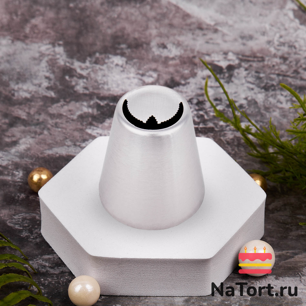 Насадка кондитерская N095 «Лепесток волнистый с прожилкой»