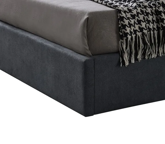 Кровать с подъемным механизмом Dalsa 180х200 см, темно-серая