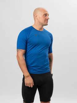 Спортивная футболка DRI FIT реглан TOTEMIC CLO василек