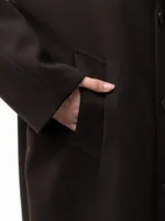 Пальто Dryg однобортное черное