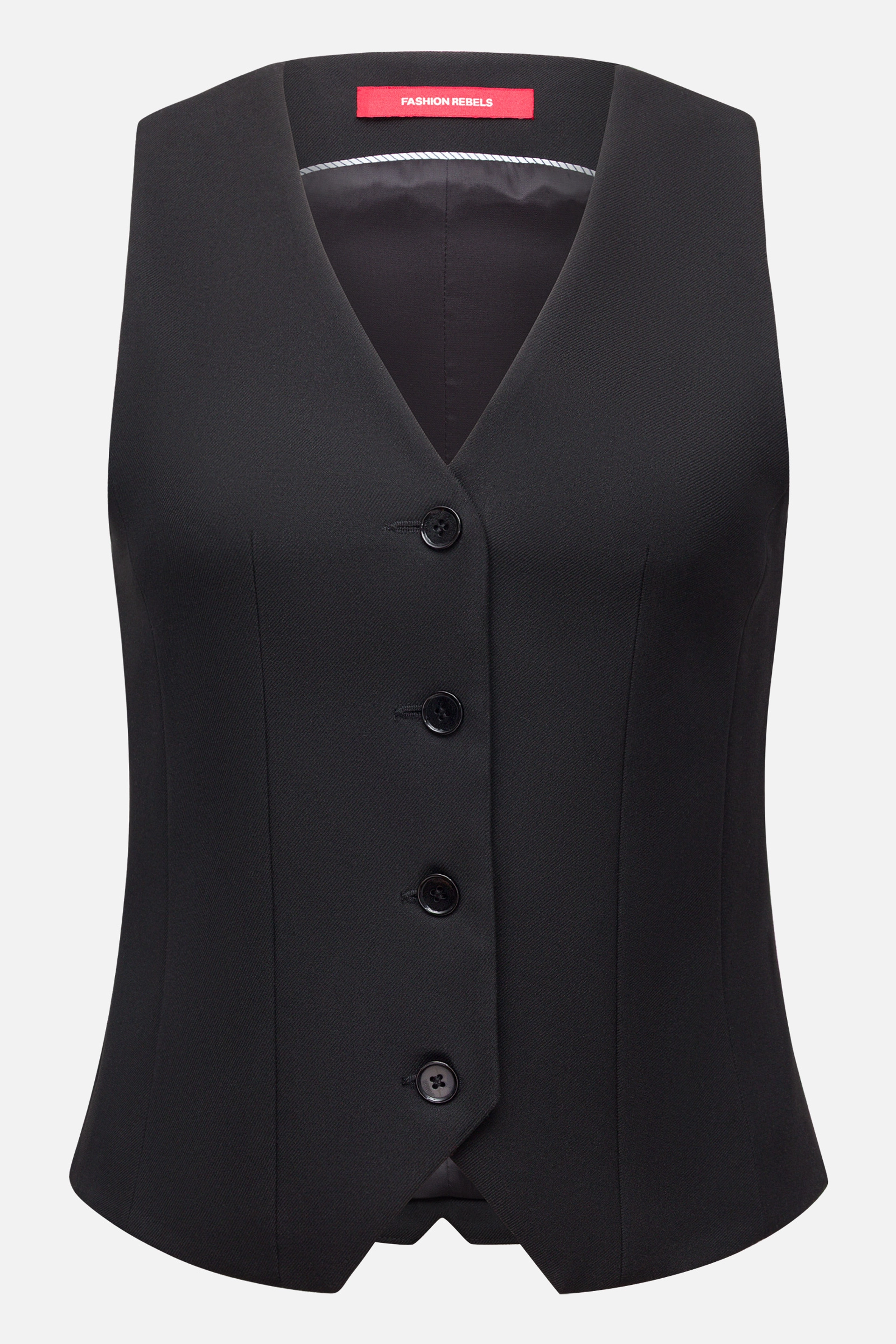 Жилет приталенный