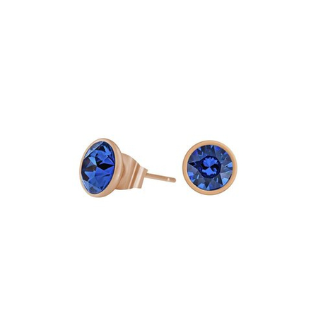 Серьги-пусеты Fiore Luna Royal Blue Delite SWE298 RBD RG