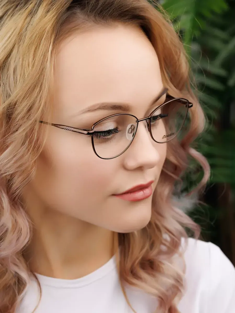 Оправа для очков для зрения металлическая брендовая