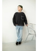 Детский лонгслив оверсайз