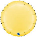Шар фольгированный Круг 46 см (Желтый)