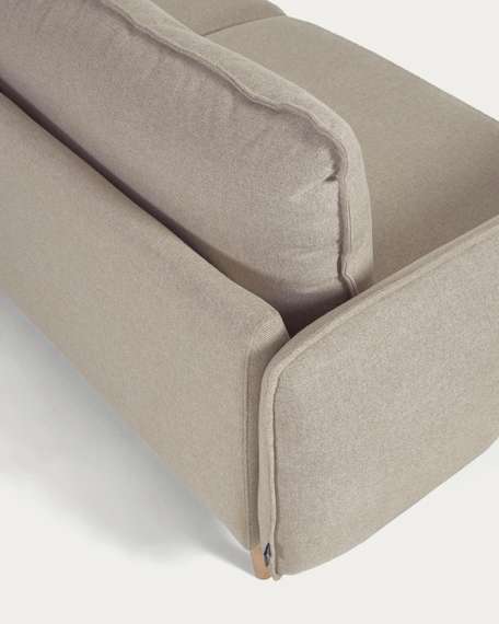 Трехместный диван Carlota 210 см, бежевый