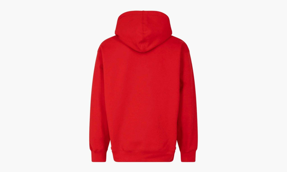 Supreme Bling Box Logo Hooded Sweatshirt "Red"