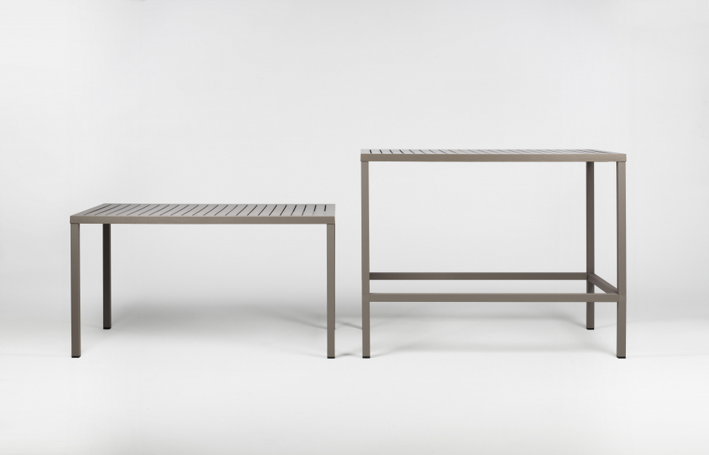 Стол пластиковый обеденный Nardi Cube 140x80, тортора